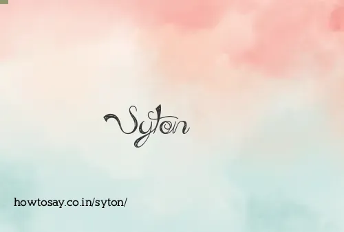 Syton