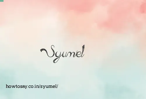 Syumel