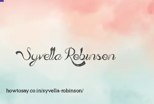 Syvella Robinson