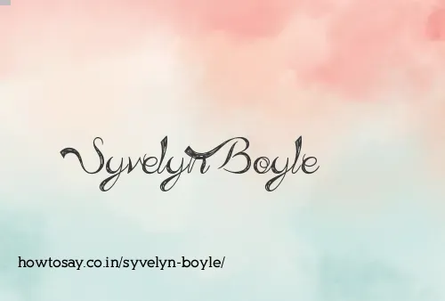 Syvelyn Boyle