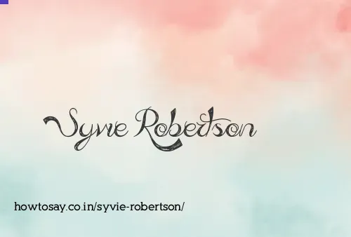 Syvie Robertson