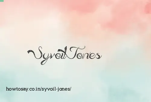 Syvoil Jones