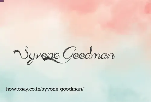 Syvone Goodman