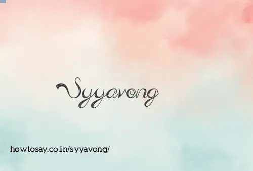 Syyavong
