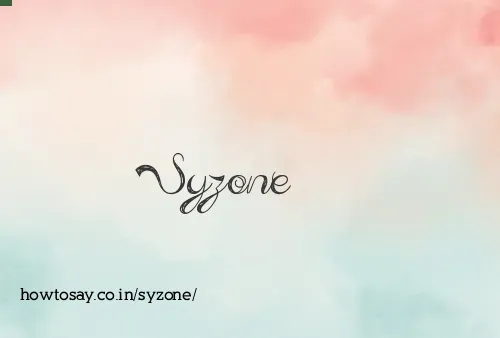 Syzone
