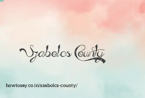 Szabolcs County