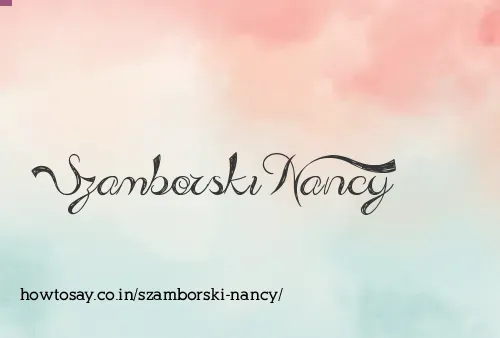 Szamborski Nancy