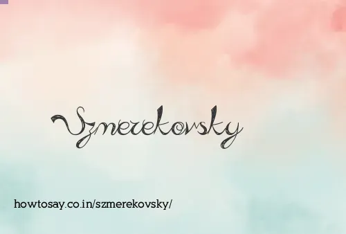 Szmerekovsky