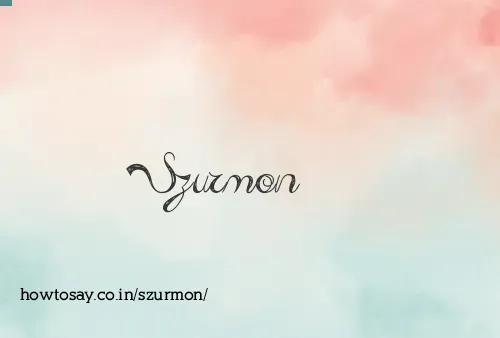 Szurmon