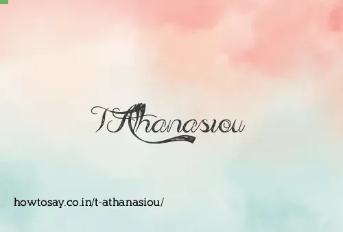T Athanasiou