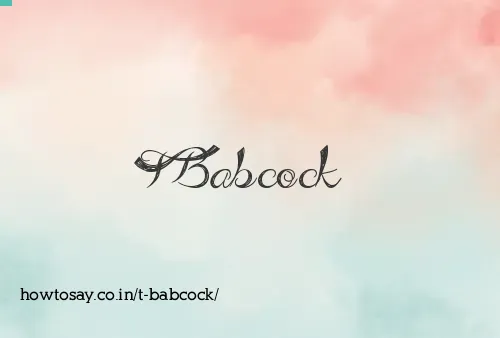T Babcock