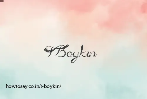 T Boykin