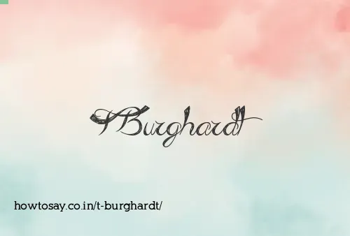 T Burghardt