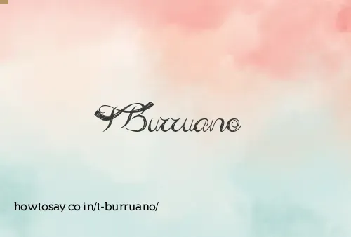 T Burruano