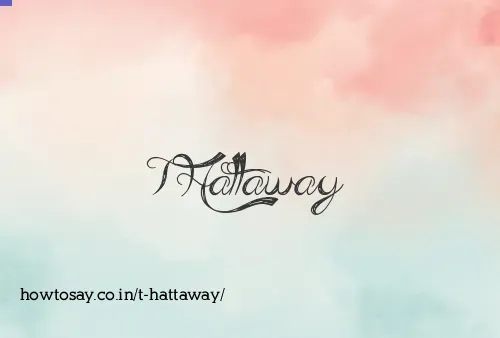 T Hattaway