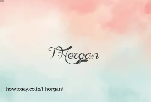 T Horgan