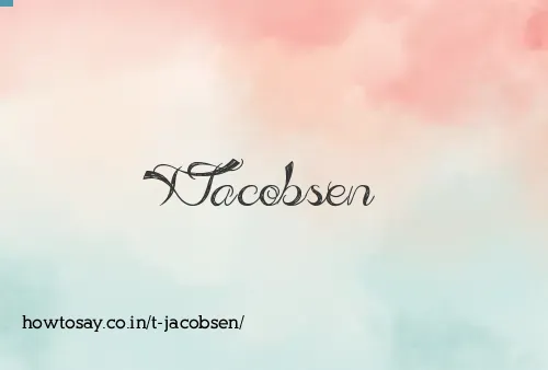 T Jacobsen