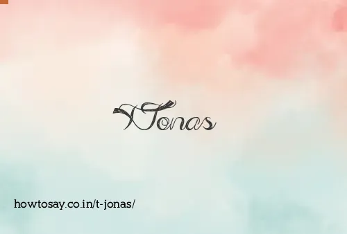 T Jonas