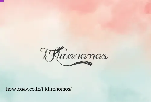 T Klironomos