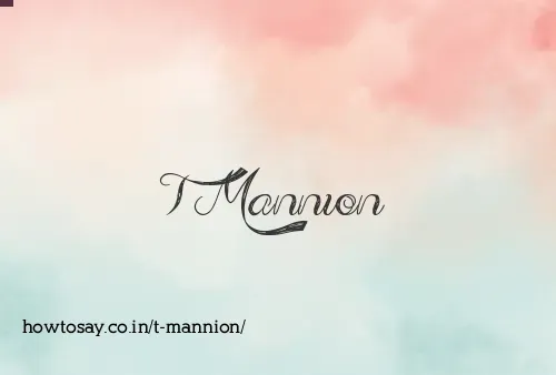 T Mannion