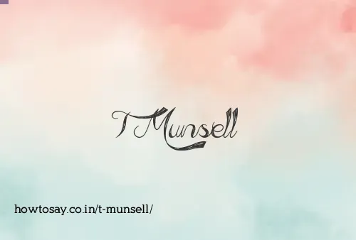 T Munsell
