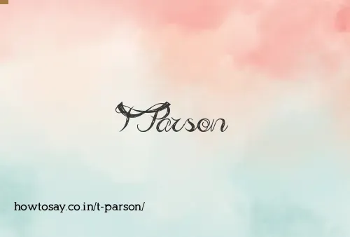 T Parson