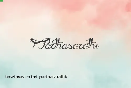 T Parthasarathi