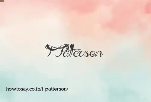 T Patterson