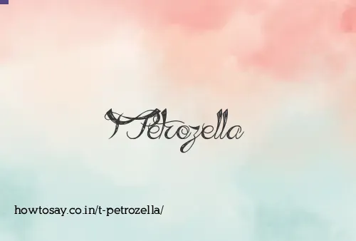 T Petrozella
