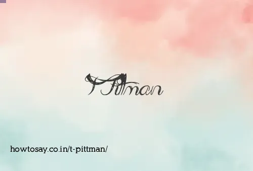 T Pittman