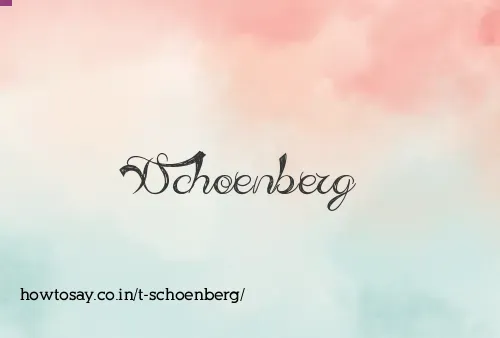 T Schoenberg