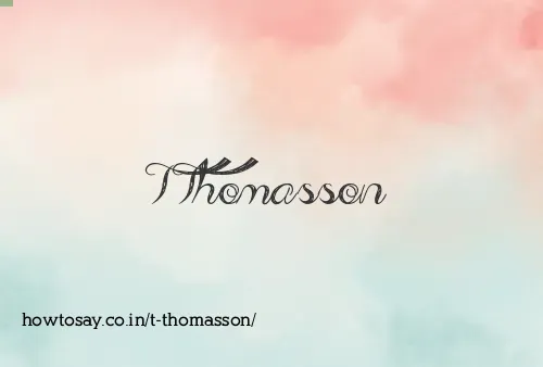 T Thomasson