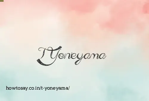 T Yoneyama