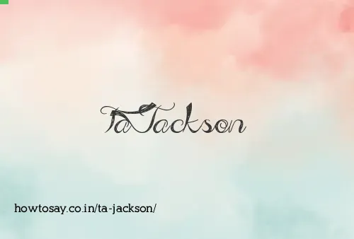 Ta Jackson