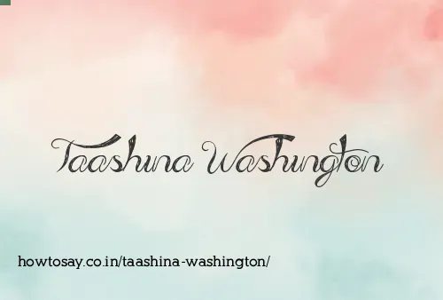 Taashina Washington