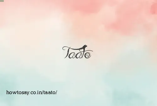 Taato