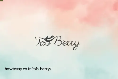 Tab Berry
