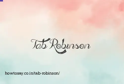 Tab Robinson