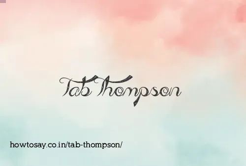Tab Thompson