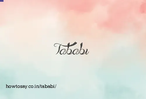 Tababi