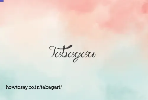Tabagari