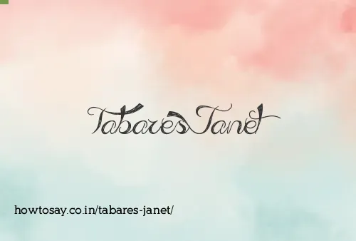 Tabares Janet