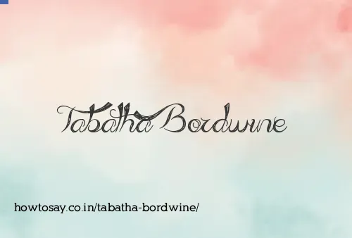 Tabatha Bordwine