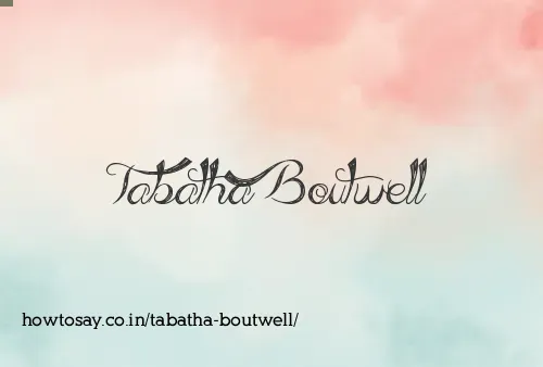 Tabatha Boutwell