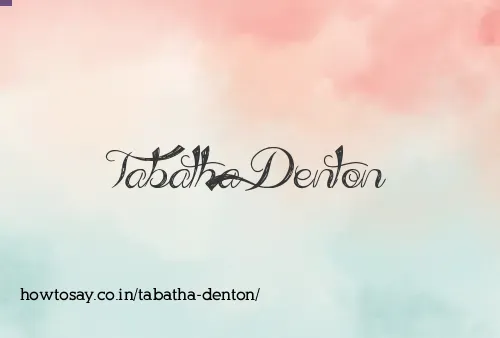 Tabatha Denton
