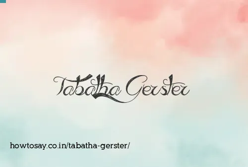 Tabatha Gerster