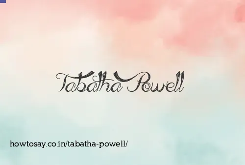 Tabatha Powell