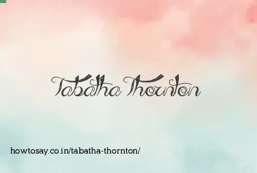 Tabatha Thornton