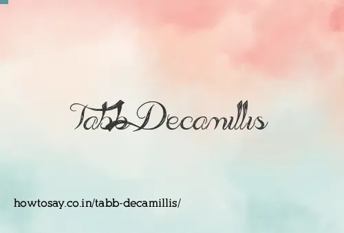 Tabb Decamillis