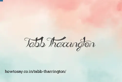 Tabb Tharrington